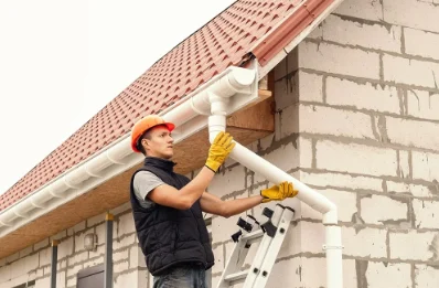 Pose et remplacement de gouttières à Loubillé